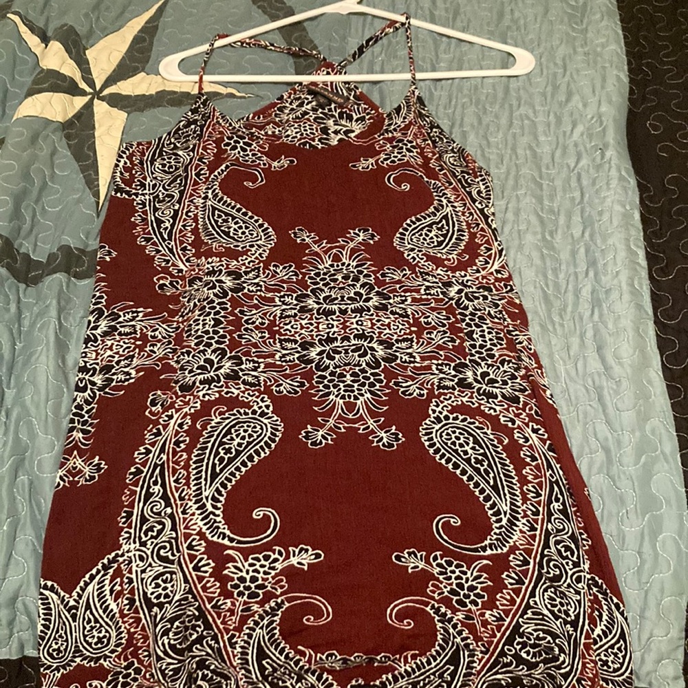 It’s dark brown with pretty design